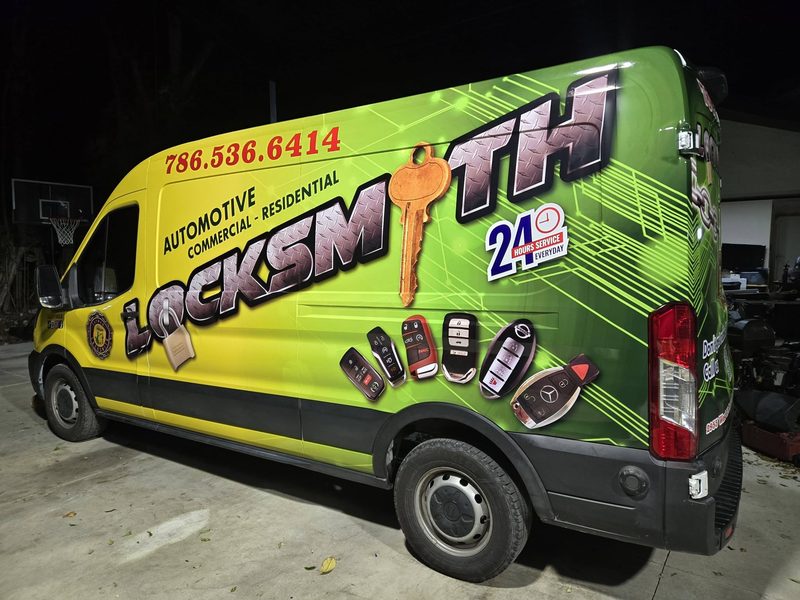 Fully-stocked mobile service van